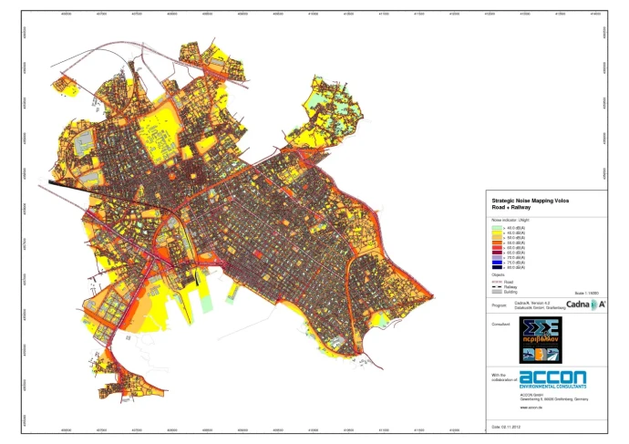 ΠΣ. ΒΟΛΟΥ ΔΕΙΚΤΗΣ Lden  ΠΣ. ΒΟΛΟΥ ΔΕΙΚΤΗΣ Ln