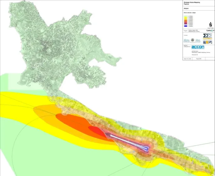 ΑΕΡΟΛΙΜΕΝΑΣ ΠΑΦΟΥ ΔΕΙΚΤΗΣ Lden CNOSSOS-EU